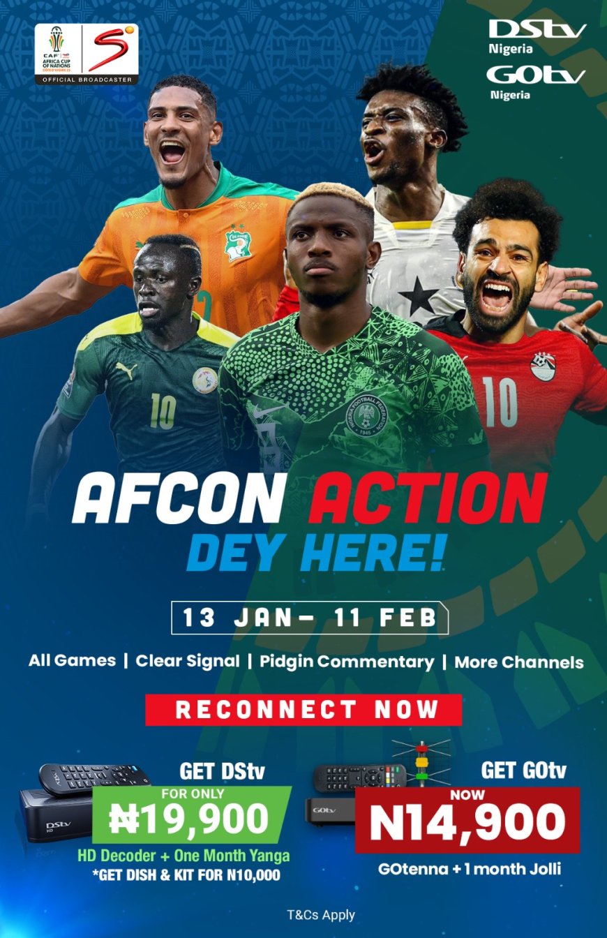 It’s Your AFCON Moment: SuperSport Brings Action in full HD quality. …….Experience  Total Energies CAF Africa Cup of Nations in Cote d'Ivoire from DStv Yanga/ GOtv Jinja  On SS Football Plus, SS Football