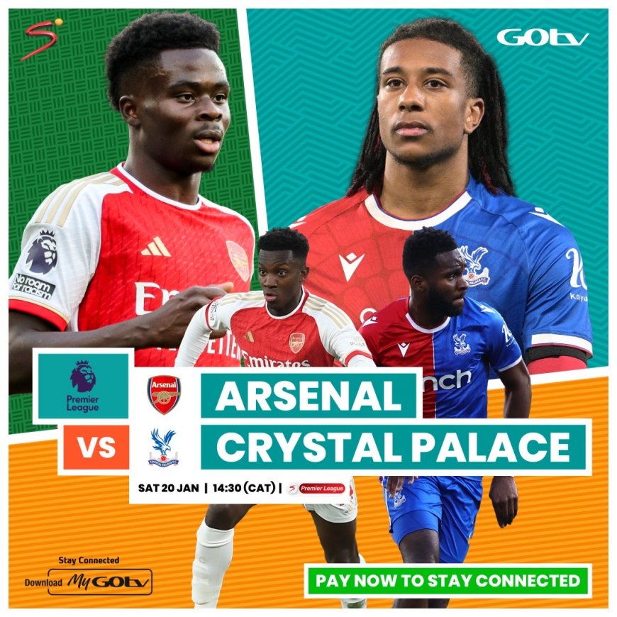 Arsenal vs Crystal Palace, Liverpool  Bournemouth matches to Air on GOtv