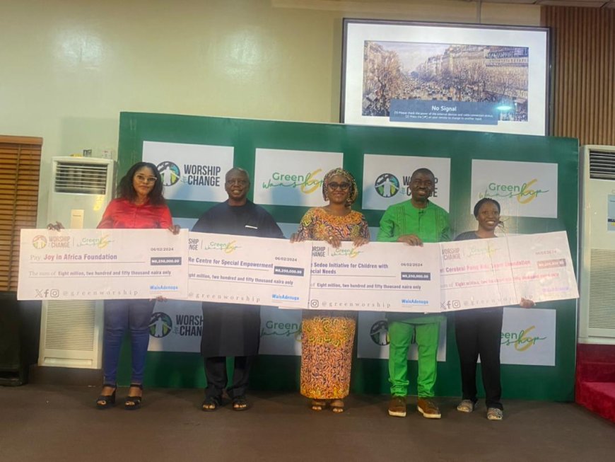 WFG present Cheque of N33m To Support Orphan, Children With Special Needs