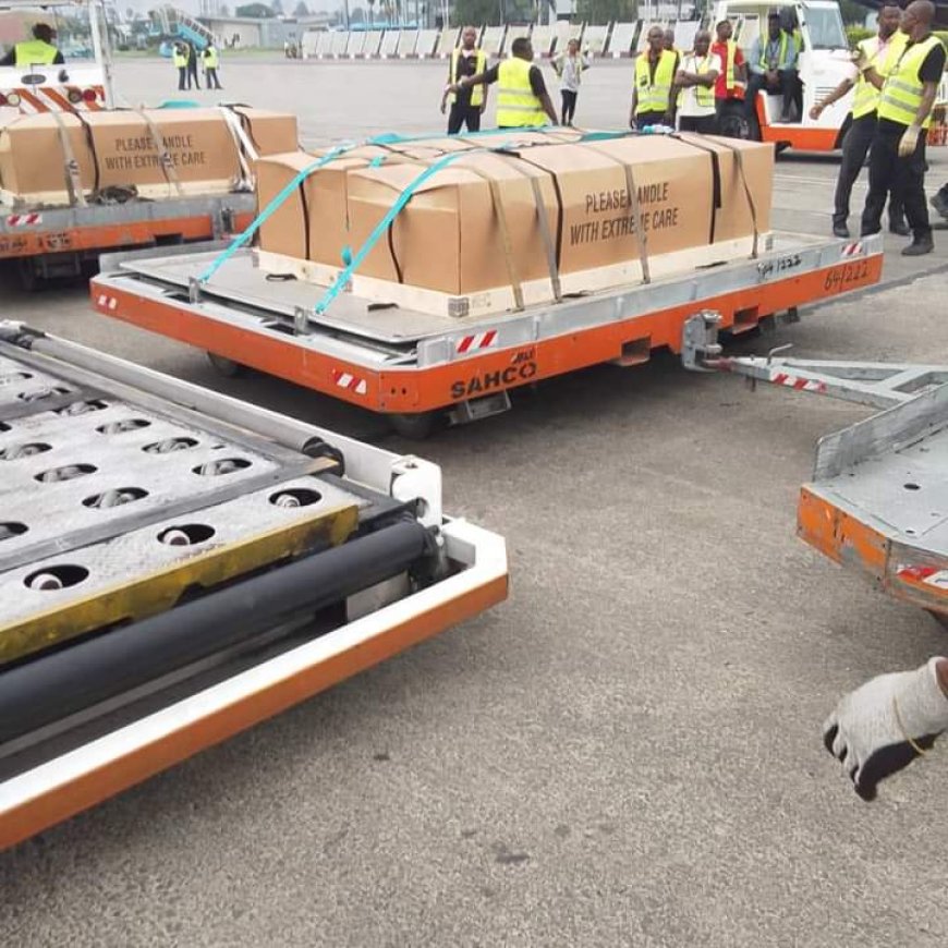 PICTURE: Body Of the Late Herbert Wigwe, Wife and Son arrived in Nigeria  From United States