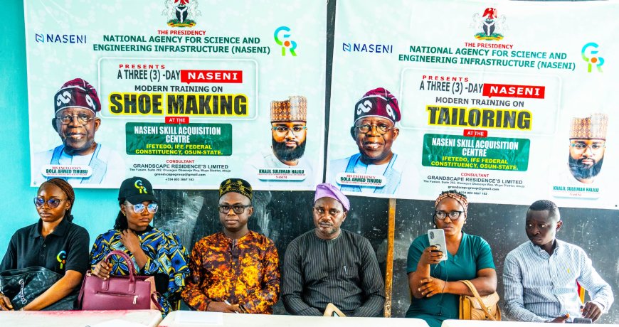 Skills Acquisition Programme: NASENI Trains Osun Youths on Modern Shoemaking, Tailoring