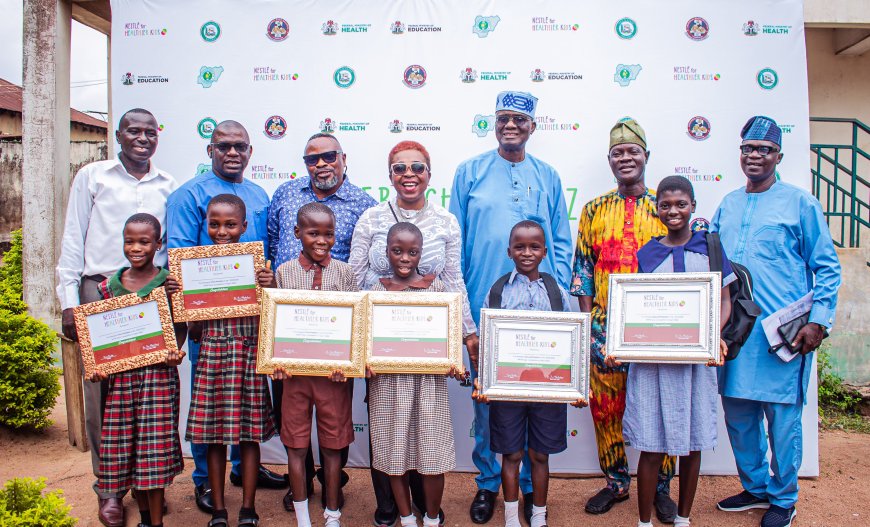 Oke-Ona United School, UBE Primary School Pasali Emerge Victorious in Nestlé for Healthier Kids 2024 Quiz Competition