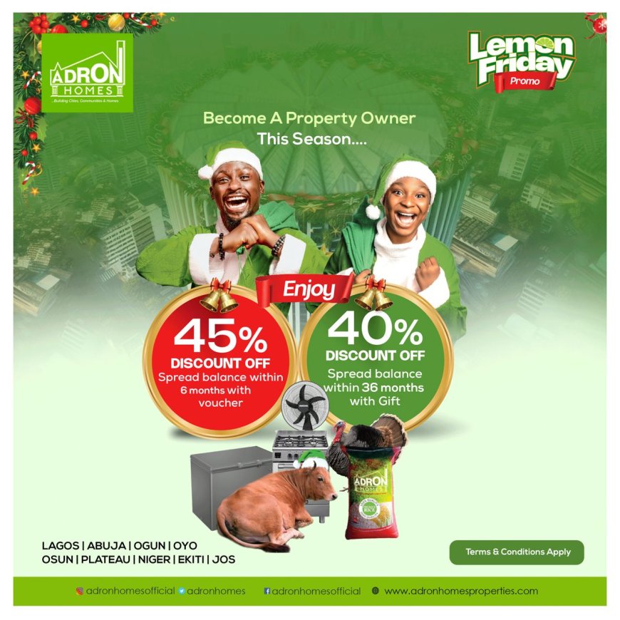 Adron Homes Unveils 2024 Lemon Friday Promo: Huge Discounts and Flexible Payment Options Up to 60 Months