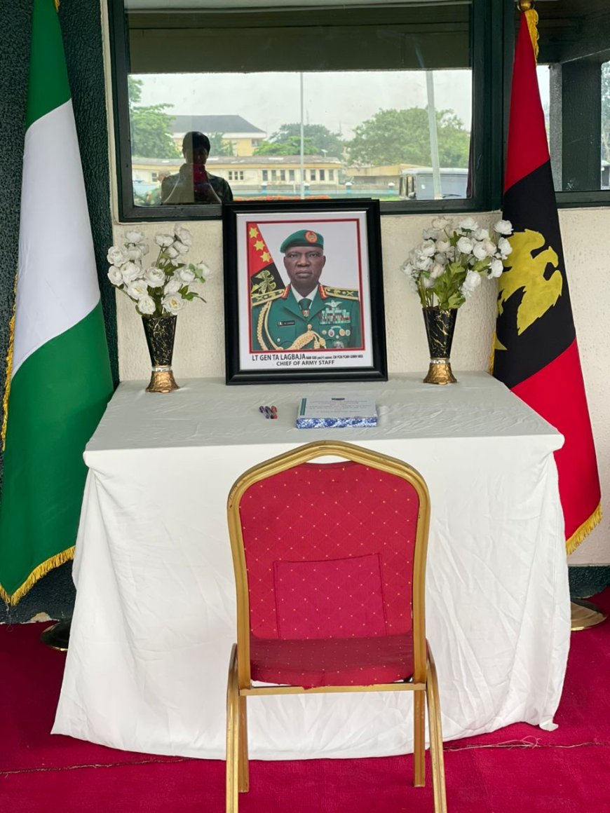 Army 9 Brigade Open Condolence Register For Late General  Lagbaja