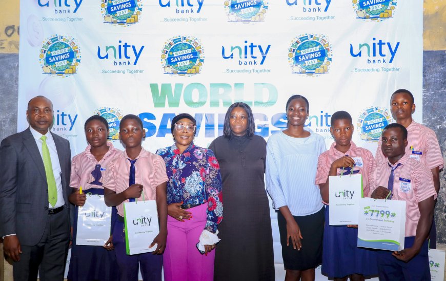 Unity Bank to Boost Savings Culture with New App as MD Tasks Students at World Savings Day