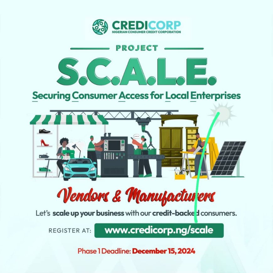 CREDICORP Kicks Off “S.C.A.L.E.” Programme, Channeling Consumer Credit Beneficiaries to Local Vendors and Manufacturers