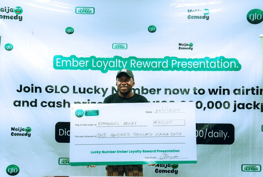 Glo Lucky Number game winners receive prizes