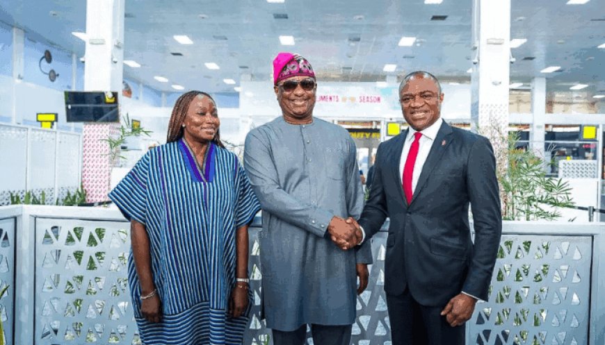 UBA GMD Joins Aviation Minister to Commission New MMIA Departure Section, Calls for Public-Private Collaboration.