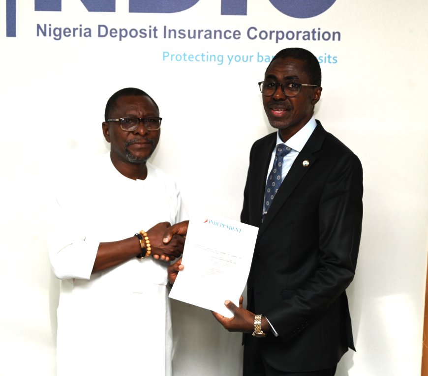 Photo News: NDIC Receives Awards Nomination Letter for the Daily Independent Regulatory Agency of the Year 2024