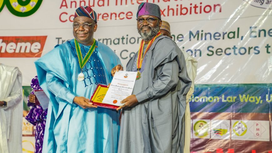 Olusunle, Now Fellow Nigerian Mining & Geosciences Society (FNMGS) …As Society Celebrates 64 Years of Existence