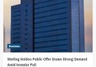 Public Offer Drive: Investors Compete for Sterling Holdco Shares