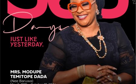 One-Year Memorial for Late AFRIMA Boss’s Wife, Modupe Dada, Holds Sunday in Lagos