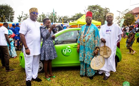 Glo Deepens Cultural Ties, Gifts Car, Keke to Subscribers at Grand Ofala Festival