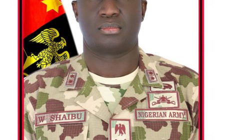 Tinubu Appoints Major General Waidi Shaibu as Nigeria’s 25th Chief of Army Staff