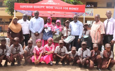 Dangote Cement Reinforces Commitment to Education with School Supply Donations in Lagos …Says CSR Initiative signposts Dangote’s Commitment to Community Education Empowerment