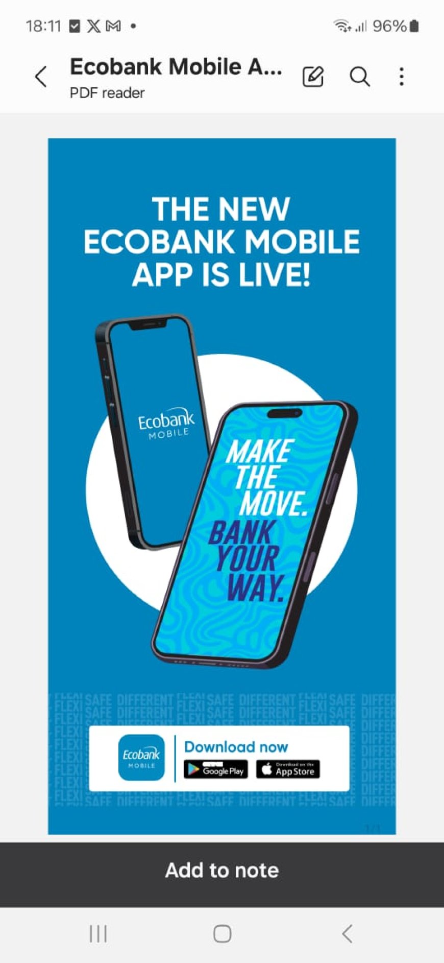 Ecobank Nigeria Launches Upgraded Mobile App for Faster, Smarter and Simpler Banking Experience