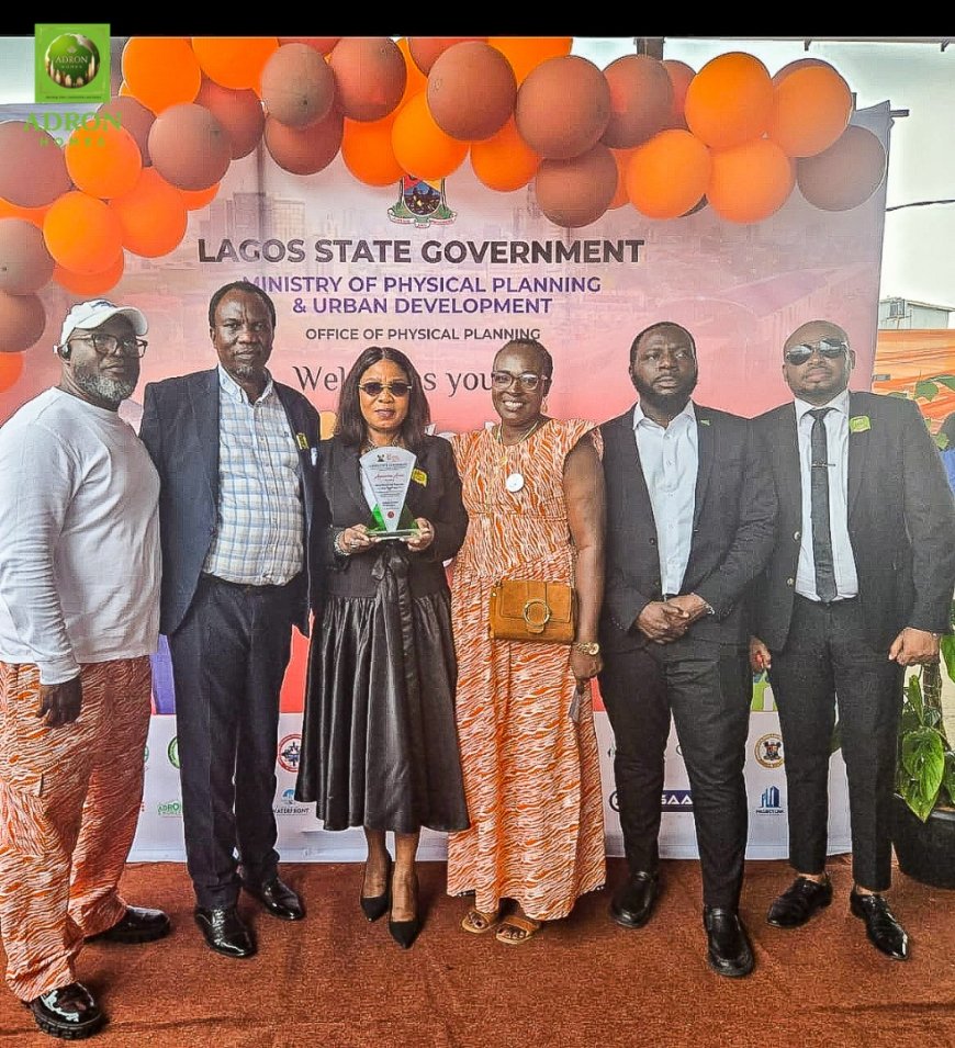 LASG Honours ADRON Homes For Contributions To Sustainable Urban Development