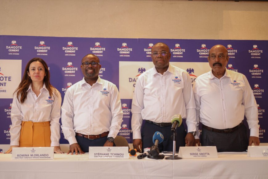Dangote Cement commissions 100 Billion CFA Francs Cement Plant in Côte d'Ivoire Cement Plant
