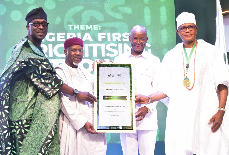 Dangote Urges Swift Legislation of “Nigeria First” Policy to drive growth of Manufacturing Sector