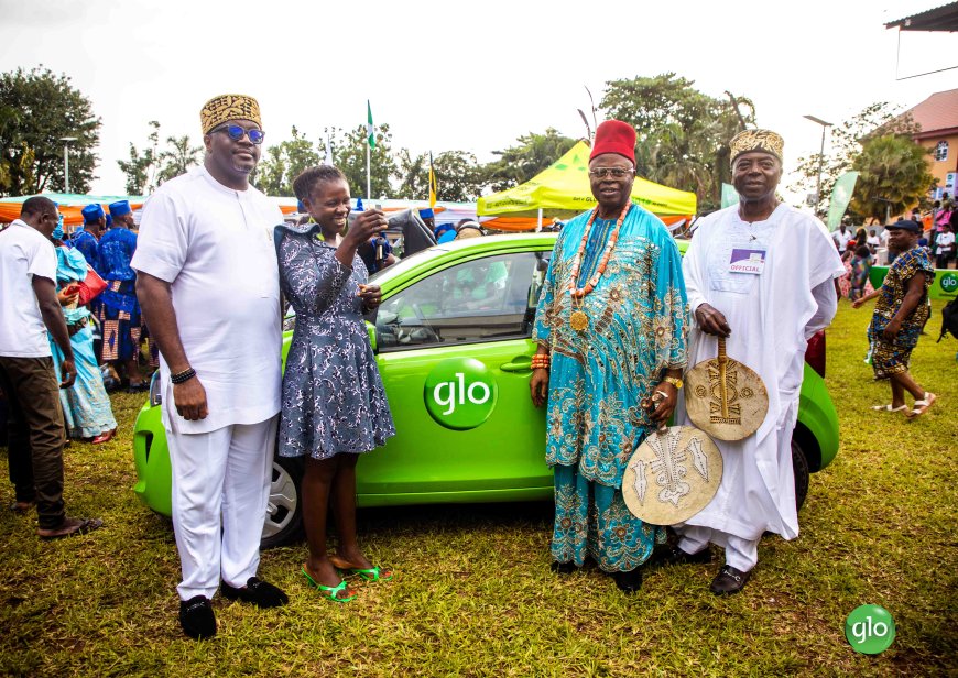 Glo Deepens Cultural Ties, Gifts Car, Keke to Subscribers at Grand Ofala Festival