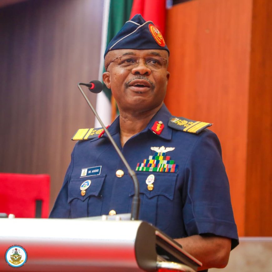 NAF's New Mandate: AVM Aneke Vows to Keep Insurgents 'Running' After Senate Confirmation