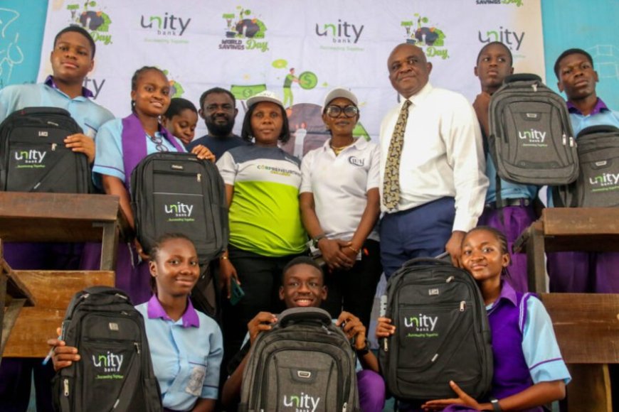 Unity Bank Charges Nigerian Youth to Embrace Savings for Financial Resilience