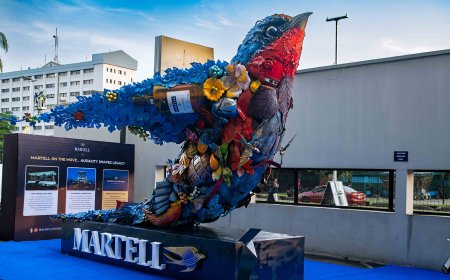 Martell Unveils 'The Swift Ascendant': Iconic Cognac House Collaborates with Nigerian Scrap Artist Dotun Popoola