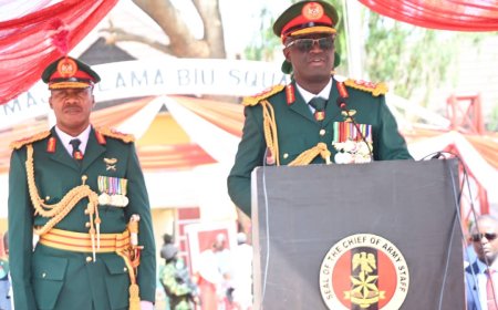 COAS Charges New Officers to Uphold Absolute Loyalty, Discipline Amidst National Security Emergency