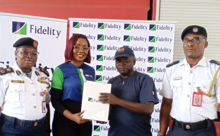 Fidelity Bank Advances Sustainable Firefighting Practices with Donation of Hoses and Water Pumps