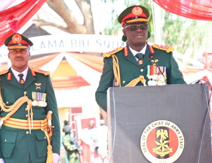 COAS Charges New Officers to Uphold Absolute Loyalty, Discipline Amidst National Security Emergency
