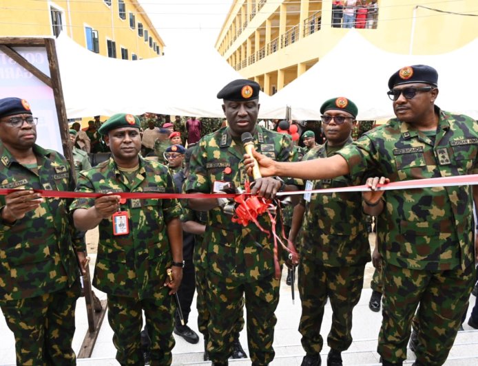 Army Chief commissions projects, commends 81 division troops for discipline, regional deployment