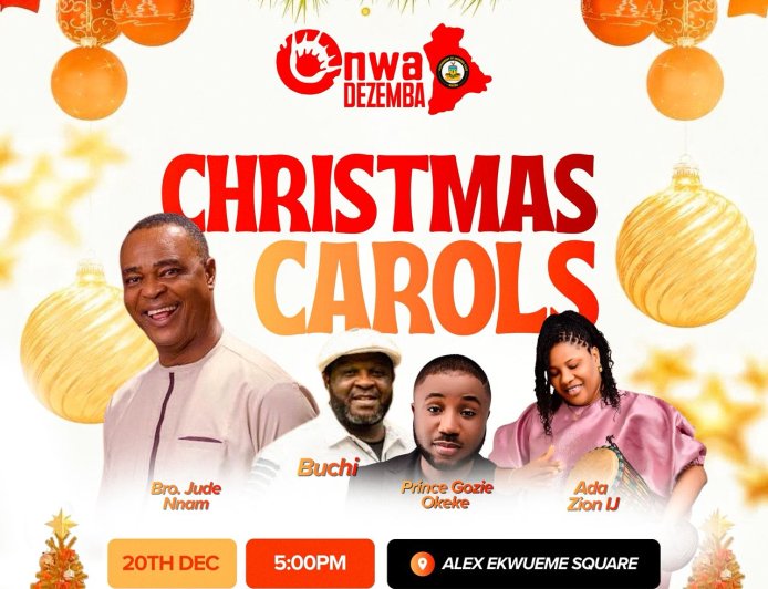 ONWA DEZEMBA 2025 CHRISTMAS CAROL: A SOULFUL EVENING OF LOVE, GRACE AND SHARED CELEBRATION - Christian ABURIME