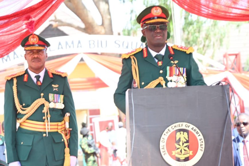 COAS Charges New Officers to Uphold Absolute Loyalty, Discipline Amidst National Security Emergency