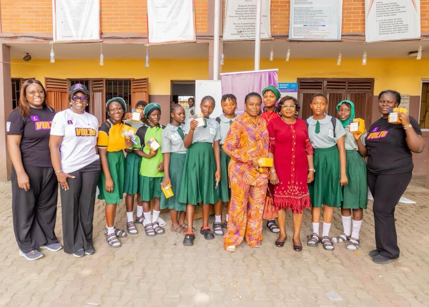 Polaris Bank Champions Girls’ Hygiene Awareness with Female Hygiene Essentials Distribution in Kuramo Victoria Island Junior and Senior Secondary Schools