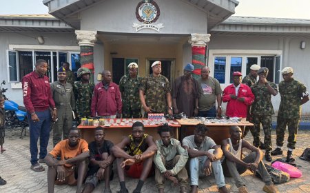 Operation Ember Guard: NAF Intercepts 6 Drug Suspects, Seizes Assorted Narcotics in Lagos Christmas Raid