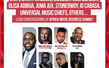 9th AFRIMA: CNN's Larry Madowo, Swedish Ambassador, Olisa Adibua, Juma Jux, Stonebwoy, ID Cabasa, Universal Music Chiefs, others lead conversations at Africa Music Business Summit