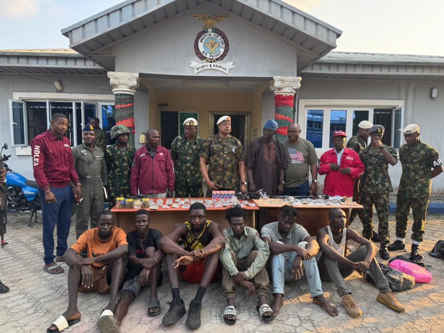 Operation Ember Guard: NAF Intercepts 6 Drug Suspects, Seizes Assorted Narcotics in Lagos Christmas Raid