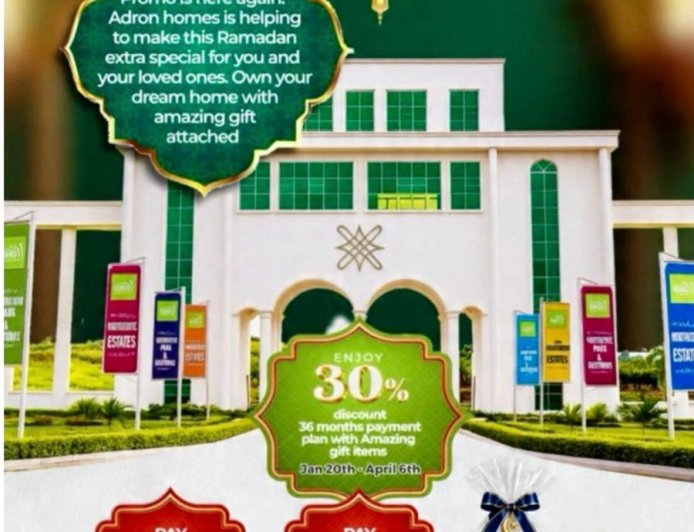 Adron Homes Introduces Special Ramadan Offer with Discounts and Gift Rewards
