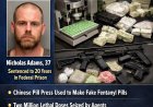 Busted: Washington Man Jailed 20 Years for Producing Deadly Fentanyl Pills with Chinese Machine