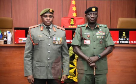 Nigeria, South Africa Armies Strengthen Military Alliance to Boost Counter-Terrorism, Training — COAS Shaibu