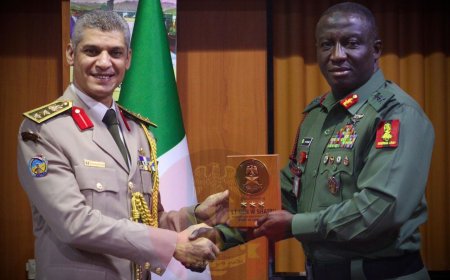 Nigeria, Egypt Deepen Military Ties as Army Chief Seeks Advanced Training to Tackle Emerging Security Threats