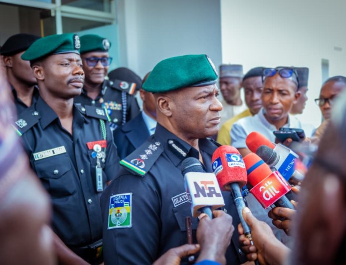 Forest Bandit Network Cracked as IGP Disu Visits Kaiama, Police Arrest 32 Suspects, Recover AK-47 Rifles, Ammunition