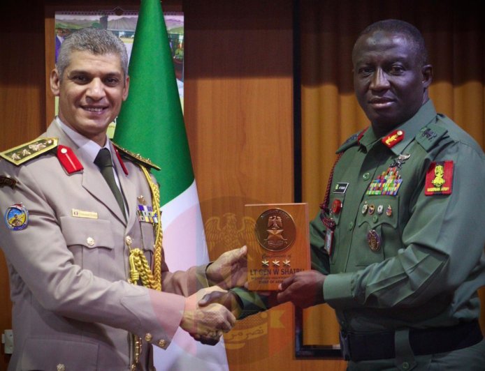 Nigeria, Egypt Deepen Military Ties as Army Chief Seeks Advanced Training to Tackle Emerging Security Threats