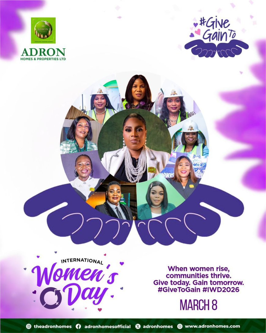 International Women’s Day 2026: Adron Homes Champions Women’s Leadership and Inclusive Growth