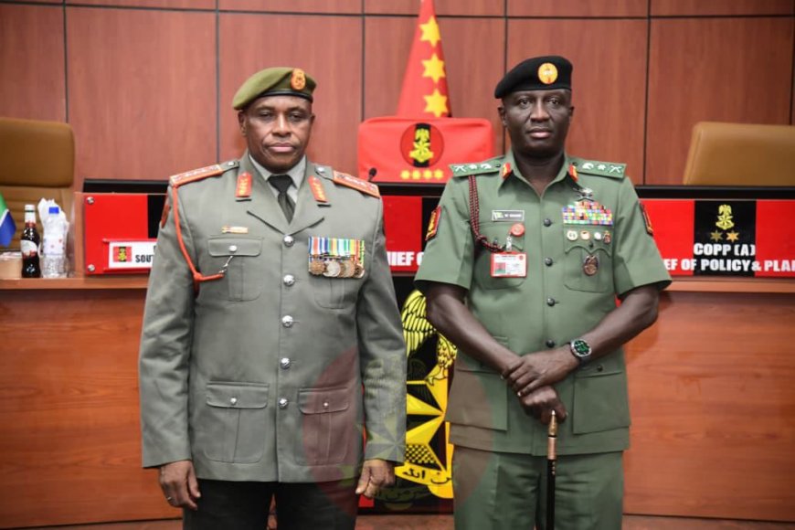 Nigeria, South Africa Armies Strengthen Military Alliance to Boost Counter-Terrorism, Training — COAS Shaibu