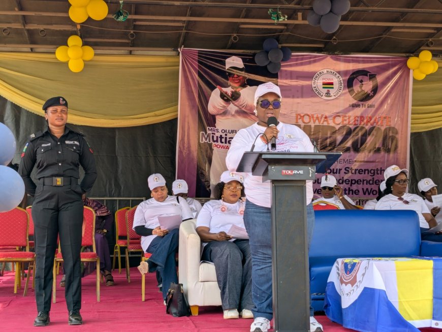 POWA President, Mrs. Olufunmilola Disu,  Prioritises Empowerment of Police Families, Widows and Girls