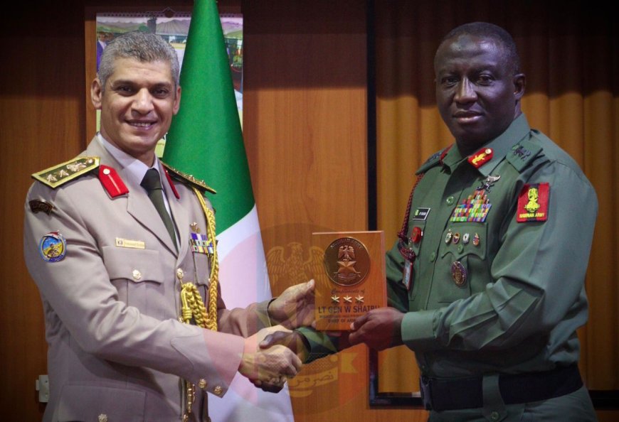 Nigeria, Egypt Deepen Military Ties as Army Chief Seeks Advanced Training to Tackle Emerging Security Threats