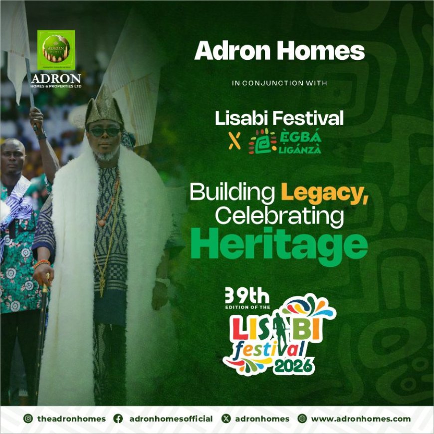 Adron Homes Deepens Commitment to Cultural Heritage, Sponsors 39th Lisabi Festival