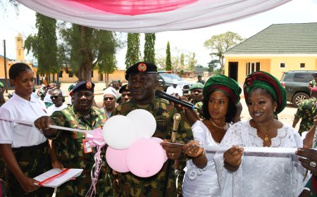 GOC  Commissions COAS Initiated Projects at 192 Battalion, Boosts Troops’ Welfare and Security in Ogun