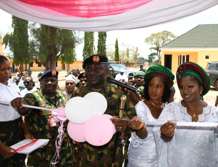 GOC  Commissions COAS Initiated Projects at 192 Battalion, Boosts Troops’ Welfare and Security in Ogun